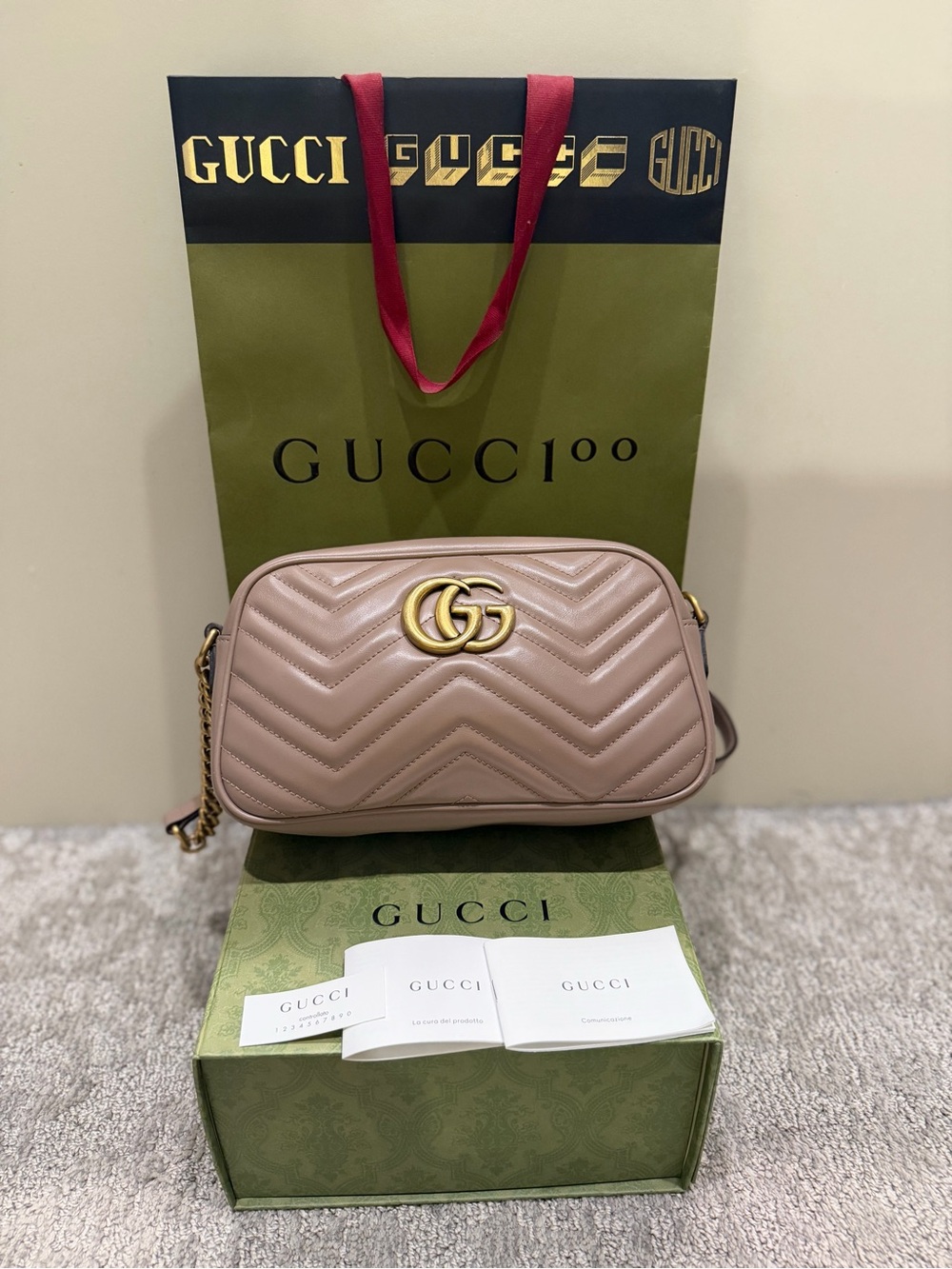 Gucci Marmont Dusty Rose